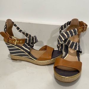 Sperry topsider Aurora wedge heeled boat shoes espadrilles
